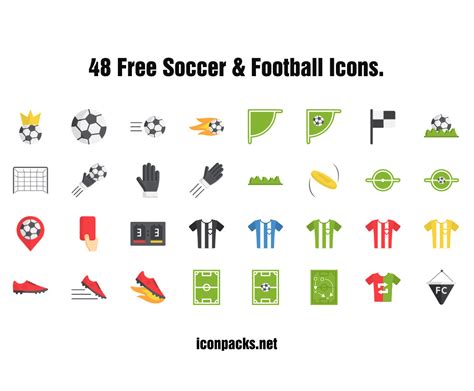 48 free soccer and football icons. :: Behance