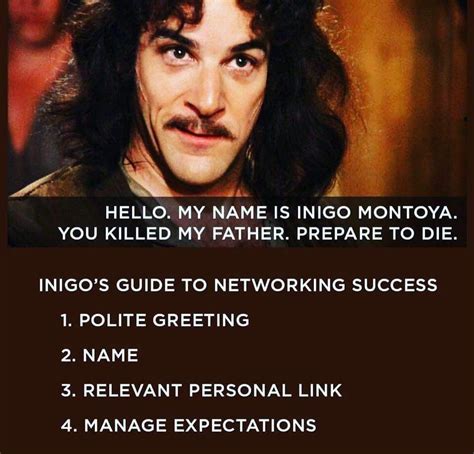 Thinking Pink: How to Network by Inigo Montoya