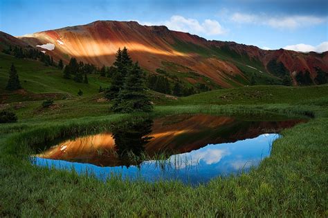 Red Mountain Reflection | San Juan Mountains, Colorado | Nature and Portrait Photography by ...