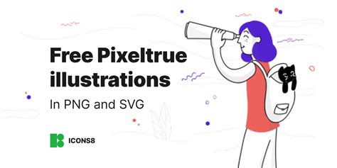 Free Pixeltrue illustrations in PNG and SVG | Figma