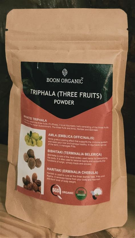 Triphala Powder 100 GM - Udhaiyam Organic & Speciality Foods