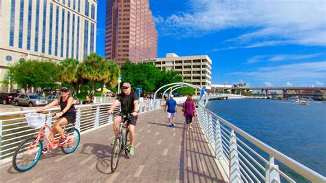 The Tampa RiverWalk, Florida | Full Walking Tour - YouTube