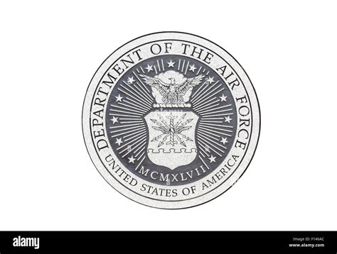 U.S. Air Force official seal on a white background Stock Photo ...