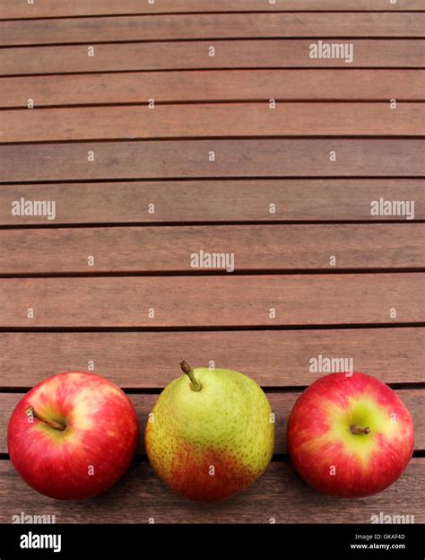 wood apples apple Stock Photo - Alamy