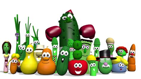 VeggieTales Characters In Blender 2.79b V2 (DOWNLOAD) - YouTube