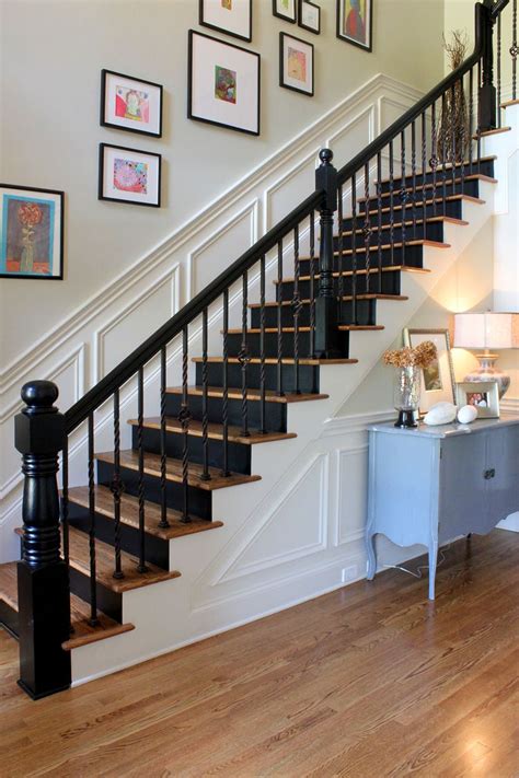 Black and White Stairs in Sam's Home