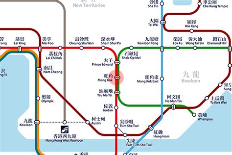 Mong Kok station map - Hong Kong MTR