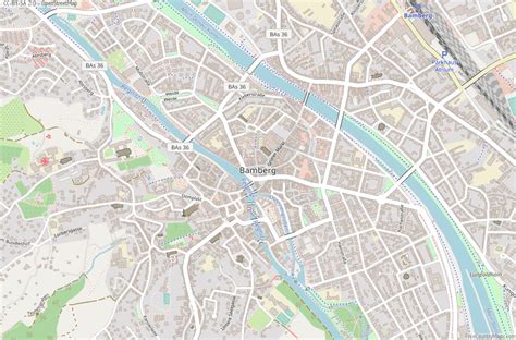 Bamberg Map Germany Latitude & Longitude: Free Maps