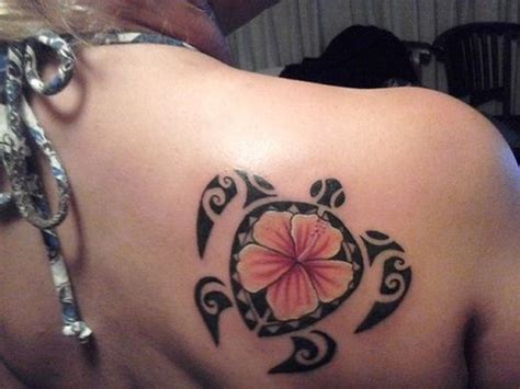 tatouage-tortue-fleur-coloree | Envie de tatouage : et pourquoi pas un tatouage de tortue ...