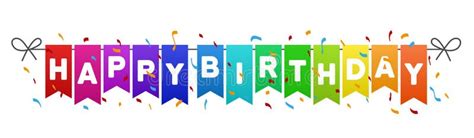 Birthday Banner Stock Illustrations – 576,391 Birthday Banner Stock ...