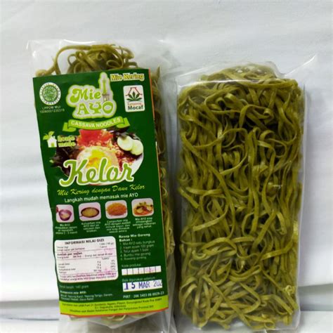 Jual Mie Kering (Non MSG) Daun Kelor - 140 gr | Shopee Indonesia