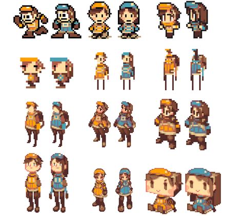 How To Pixel Art, Image Pixel Art, Game Character Design, Character ...