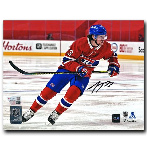 Tyler Toffoli Montreal Canadiens Autographed 8x10 Photo | CoJo Sport Collectables Inc.