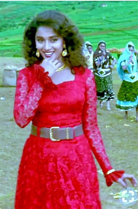 Madhuri's dress from movie Hum apke hain kaun Red Frock, Red Dress, Dress Up, Bollywood Retro ...