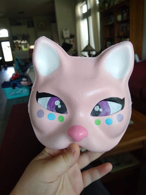 Custom therian mask custom mask custom cat mask cat mask | Etsy