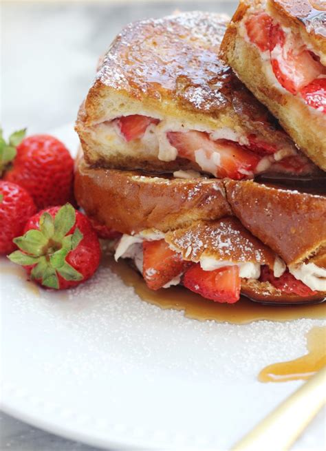 Strawberry Stuffed French Toast | Chef Elizabeth Reese