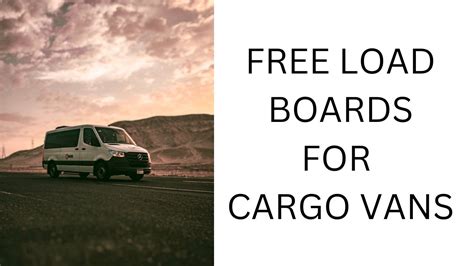 Free Load Boards For Cargo Vans - YouTube