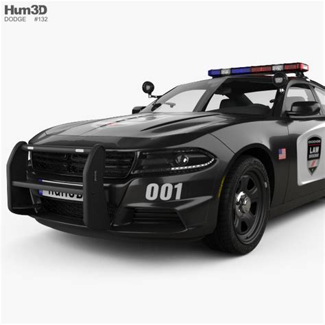 Dodge Charger Police with HQ interior 2017 3D model - Download Sports ...