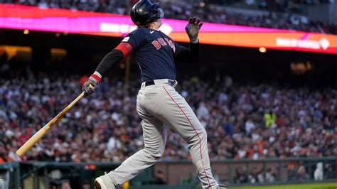 Triston Casas homers, hits RBI double to lead Red Sox past Giants 3-2 ...