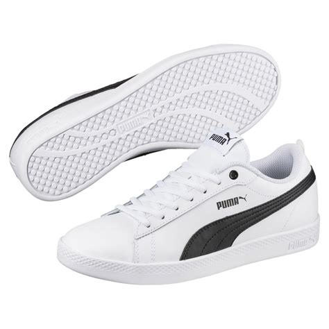 PUMA Smash V2 Leather Women's Sneakers in White - Lyst