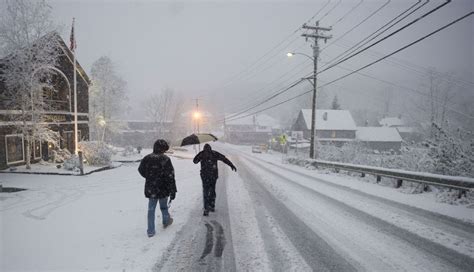 Daniel orbis: Una inusual tormenta de nieve en octubre cubre el noreste de EE UU