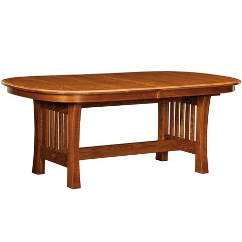 Edgebrook Trestle Amish Dining Table - Amish Furniture | Cabinfield