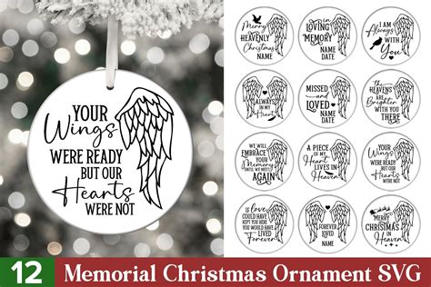 In Memory Christmas Ornament SVG Bundle Vol Round Memorial India | ubicaciondepersonas.cdmx.gob.mx