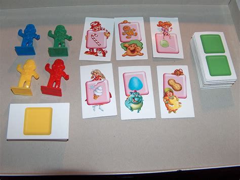 2004 Candy Land Game Replacement 64 Cards and 4 Movers pawns ...