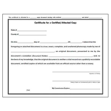 Notary Template Texas | HQ Printable Documents