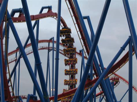 Six Flags Great Adventure - Medusa Roller Coaster - 12125 Photograph by DC Photographer