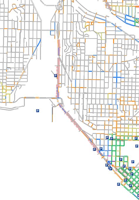 Seattle Department of Transportation: Seattle Parking Map | Map, Seattle, Map screenshot