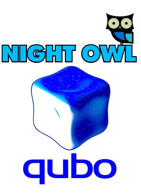 Qubo Night Owl logo (2023-) by Adrick00 on DeviantArt