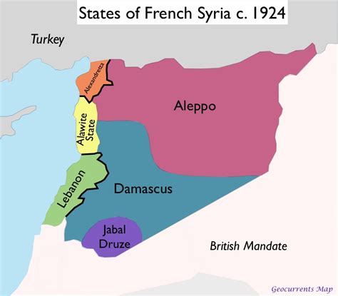 Greater Syria and the Challenge to Syrian Nationalism - GeoCurrents