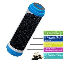 10" Carbon GAC water filter cartridge - Granular Activated Carbon