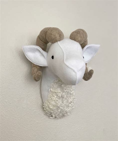 Ram Head Mount, Ram Animal Head, Big Horn Sheep Decor, Ram Taxidermy ...