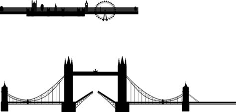 London Bridge Silhouette Clip Art at Clker.com - vector clip art online ...