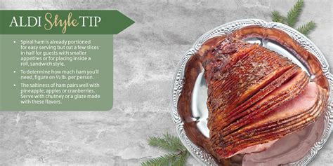 RT if a classic ALDI spiral sliced ham is your go-to savory dish during the holidays! | ALDI USA ...