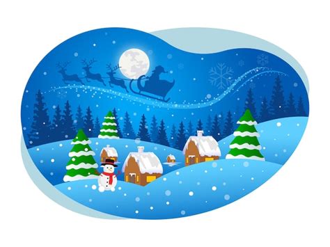 Premium Vector | Christmas eve