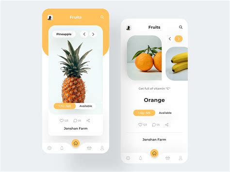 Fruits App on Behance