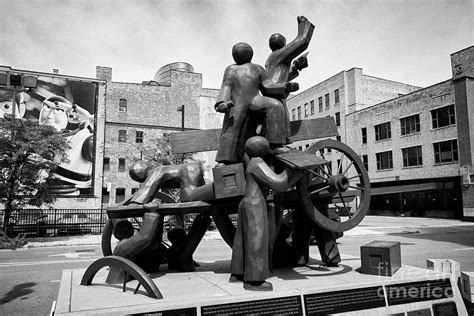 The haymarket memorial west loop Chicago IL USA Monument to the haymarket martyrs Photograph by ...