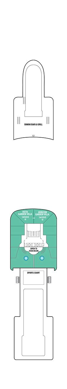 Norwegian Dawn Deck plan & cabin plan