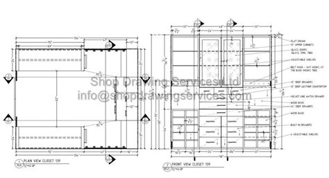 Sample Cabinet Shop Drawings