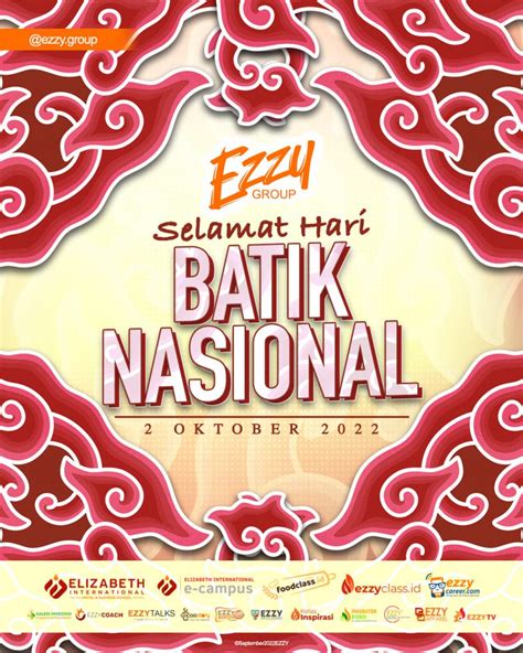 Ezzy Career - Selamat Hari Batik Nasional Indonesia 2022!