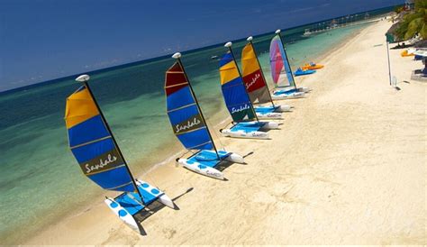 Outdoor water sports are included at every Sandals & Beach resort ...