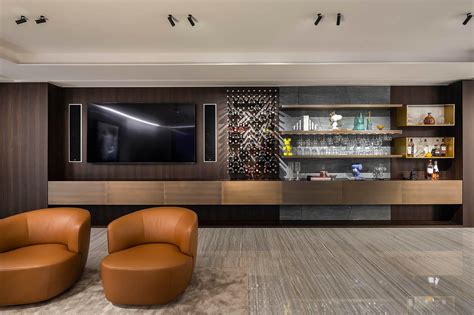 Living Room Bar Cabinet Design | Baci Living Room