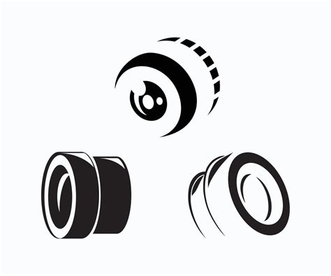 Camera lens Vector Icons Set. Modern Camera Lens Simple Icons Set. 10624248 Vector Art at Vecteezy