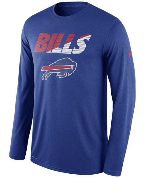 Lyst - Nike Men's Long-sleeve Buffalo Bills Legend Staff Practice T ...