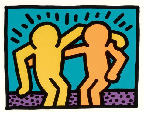 Keith Haring, Best Buddies Pop Shop I (Plate 1), from the Pop Shop I ...