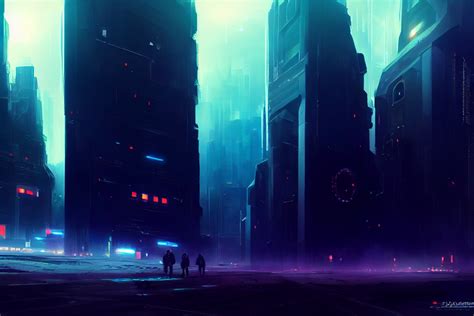 Sci Fi Cyberpunk HD Wallpaper by saxonzs