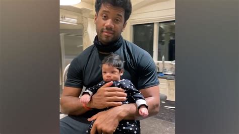 Russell Wilson shares sweet video of recent late night with baby Win ...